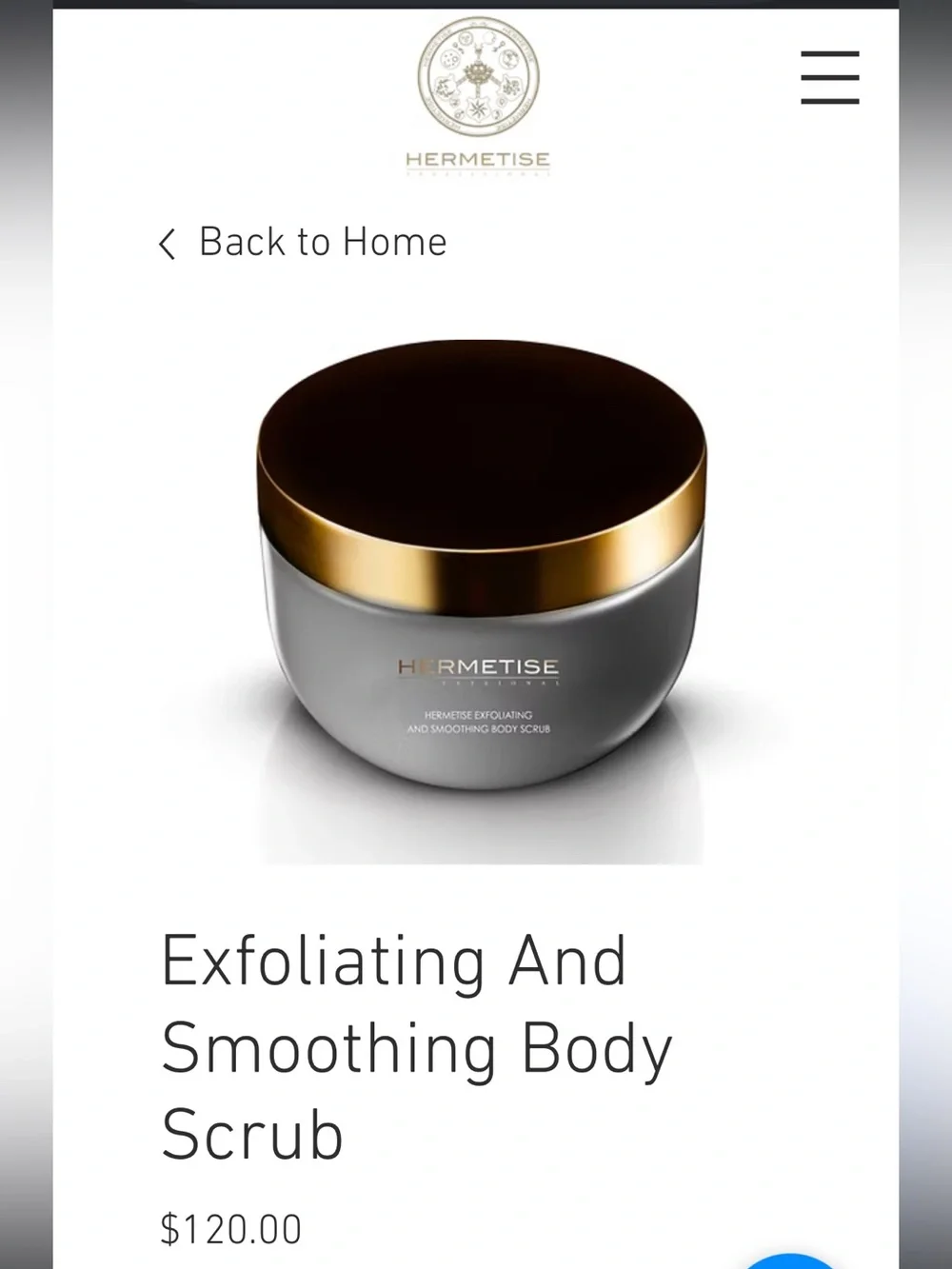 Hermetise Exfoliating and Smoothing Body Scrub - NEW